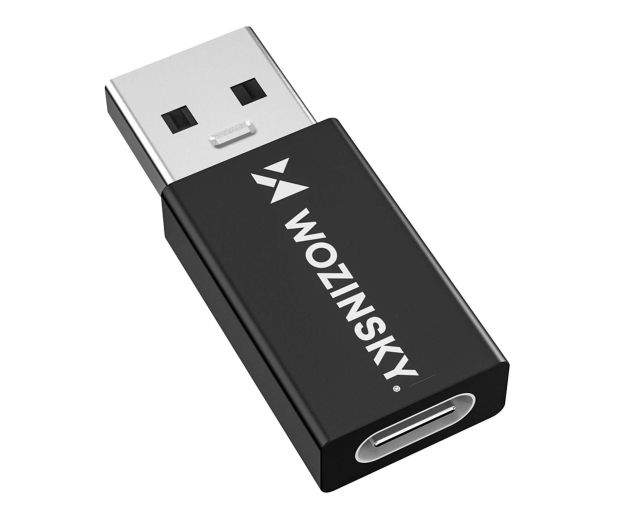 Wozinsky AdapterUSB-A USB-C OTG czarny WAAC-01 - 1487913 - zdjęcie